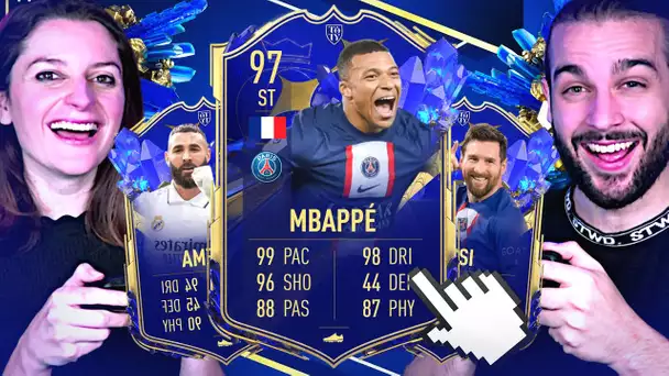 QUI AURA LE PLUS DE TOTY DANS CES DRAFT FIFA 23 ? MBAPPE TOTY DRAFT FIFA 23