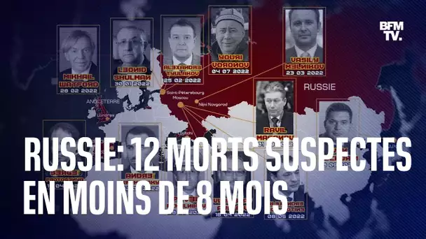 LIGNE ROUGE - Les morts suspectes de 12 hauts dirigeants russes en moins de 8 mois