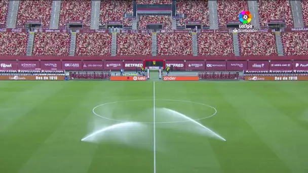 Calentamiento RCD Mallorca vs FC Barcelona