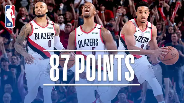 Lillard, McCollum and Hood Combine For 87 Points In PIVOTAL Game 6 | May 9, 2019