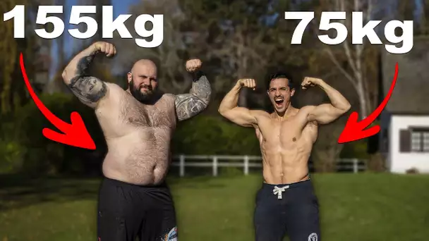 L'incroyable homme le plus fort de France ! (il pèse 155kg)