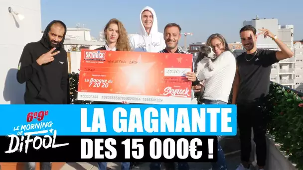 Johanna repart avec son chèque de 15 000€ ! #MorningDeDifool