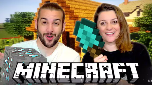 ON CONSTRUIT NOTRE MAISON ET ON PART EN EXPLORATION ! MINECRAFT SURVIE