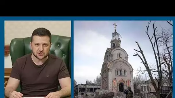 Guerre en Ukraine : bombardements à Marioupol, Zelensky et "le sort de victimes"