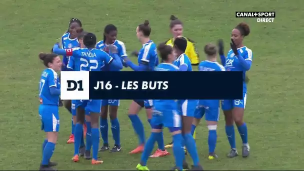 D1 Féminine - 16ème journée - Les buts