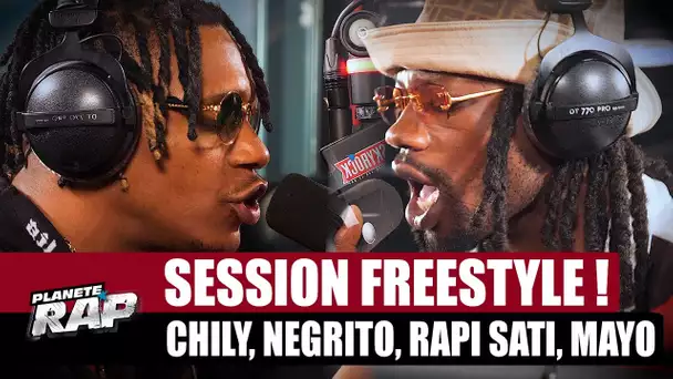 SESSION LIVE avec Chily, Negrito, Rapi Sati & Mayo ! #PlanèteRap