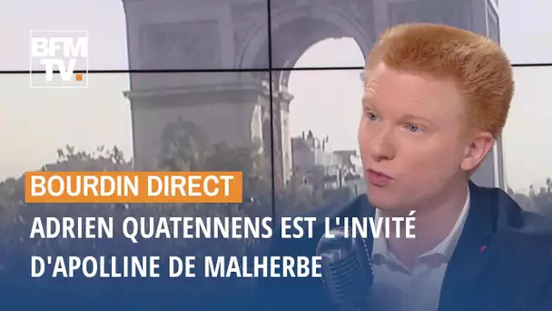 Adrien Quatennens face à Apolline de Malherbe en direct