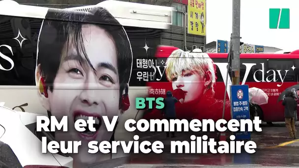 Deux nouveaux membres de BTS font leur service militaire en Corée du Sud