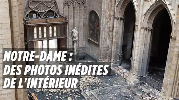 Notre-Dame : Les photos inédites de l&#039;intérieur de la cathédrale