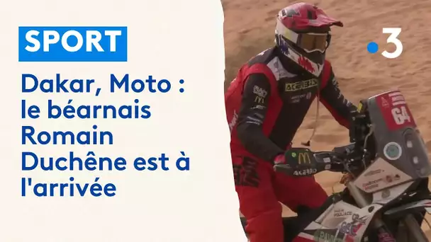 Dakar, Moto, le béarnais Romain Duchêne est à l'arrivée