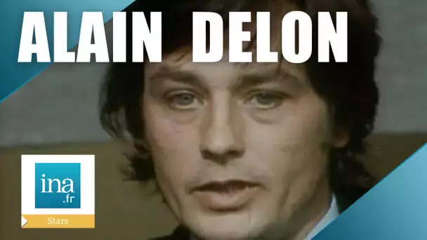 Alain Delon "J'attends le rôle de policier" | Archive INA