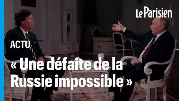 Ce qu’il faut retenir de l’interview inédite de Poutine par le journaliste américain Tucker Carlson