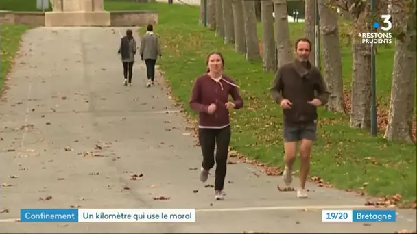 Confinement : la règle des 1 km usante, des pétitions pour y mettre fin et doubler l'heure de sortie