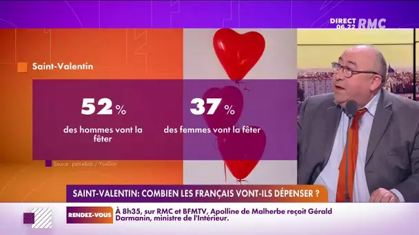 Vous comptez dépenser combien vous pour le Saint-Valentin ?