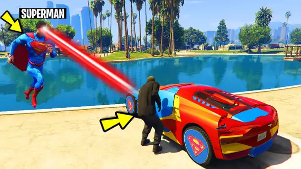 Je Vole la VOITURE de SUPERMAN ! (Supercar)
