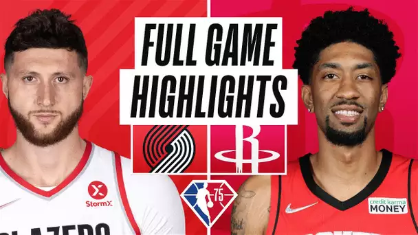 TRAIL BLAZERS at ROCKETS | FULL GAME HIGHLIGHTS | January 28, 2022