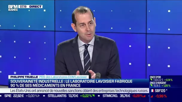 Philippe Truelle (CDM Lavoisier) : CDM Lavoisier fabrique 90% de ses médicaments en France