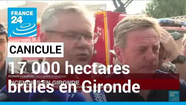 Canicule : la vigilance rouge levée, 17 000 hectares brûlés en Gironde • FRANCE 24