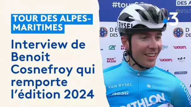 Le Tour des Alpes-Maritimes : interview de Benoit Cosnefroy vainqueur de l'édition 2024