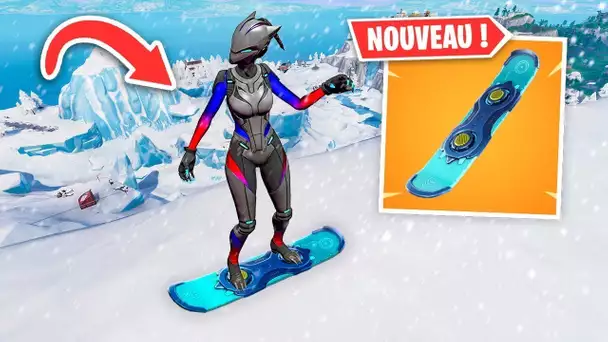 COURSE DE SNOWBOARD AVEC LA DARONNE DE LEBOUSEUH