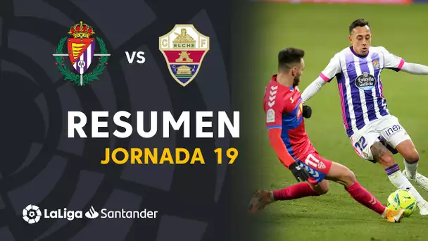 Resumen de Real Valladolid vs Elche CF (2-2)