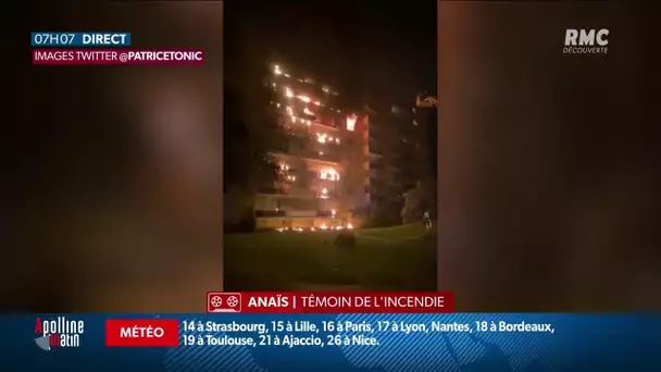 12 blessés légers dans un incendie d’immeuble en proche banlieue lyonnaise