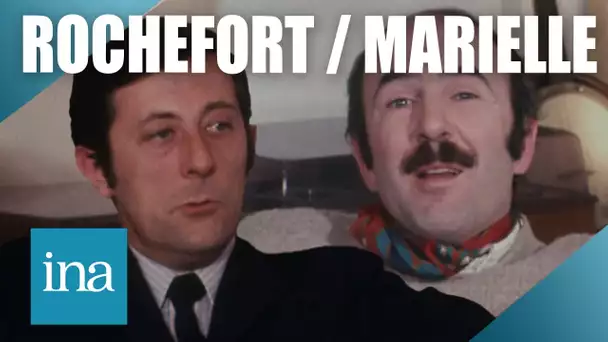 1970 : les (fausses) retrouvailles de Jean-Pierre Marielle et Jean Rochefort 😂 | INA Stars