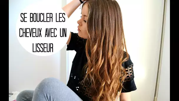 BOUCLER SES CHEVEUX AVEC UN LISSEUR | ROMY