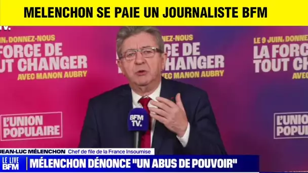 MELENCHON DETRUIT UN JOURNALISTE BFM ET CA FAIT DU BIEN !