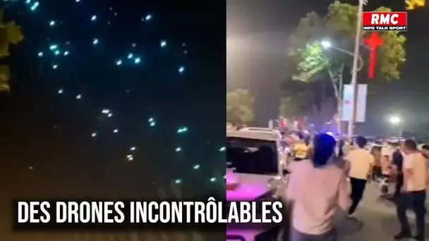 Pendant un spectacle en Chine, des centaines de drones s'écrasent au sol