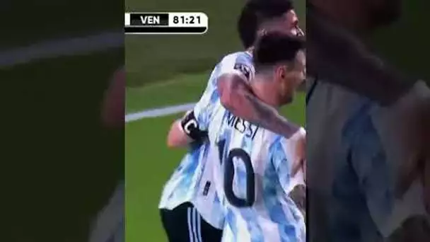 Messi marque sur un caviar de Di Maria - #Shorts