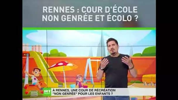 Rennes : cour d'école non genrée et écolo ?
