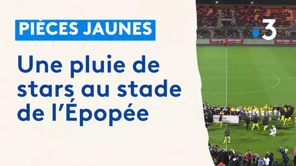 Une pluie de stars au stade de l’Épopée à Calais au profit des Pièces Jaunes