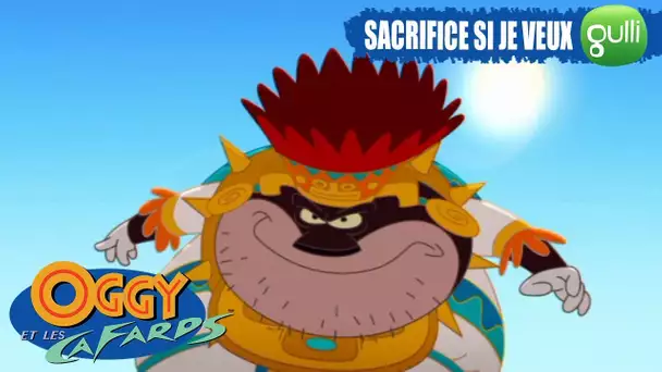 Sacrifice si je veux ! - Oggy et les Cafards Saison 5 c&#039;est sur Gulli ! #37