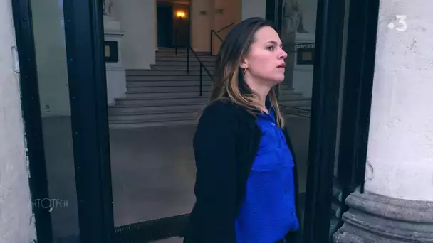 #corpsémouvants la danseuse Marie Urvoy chorégraphie le parvis et le théatre Graslin à Nantes SVO