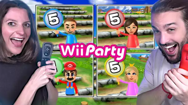 GUILLAUME ET KIM VS MARIO ET PEACH SUR WII PARTY !