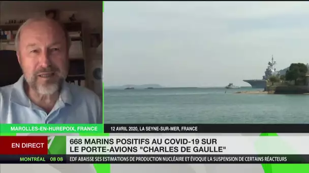 Covid-19 : François Chauvancy commente la situation sur le porte-avions Charles de Gaulle