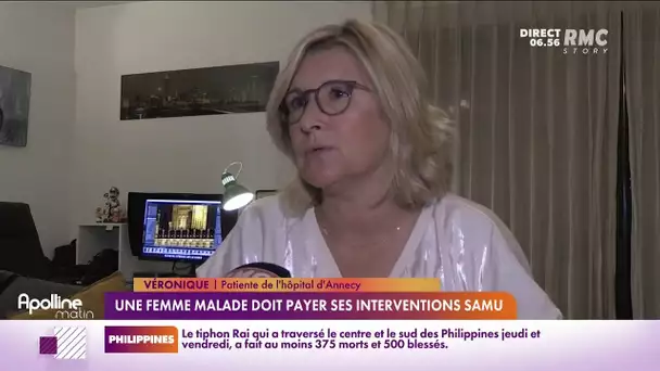 Véronique reçoit les factures des interventions du SAMU