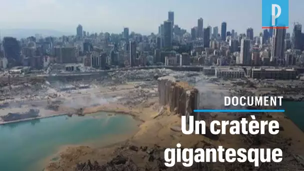 Beyrouth : les dégâts de l’explosion vus du ciel