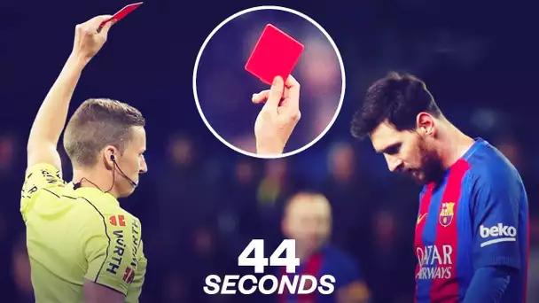 Le seul et unique carton rouge de Lionel Messi ! - Oh My Goal