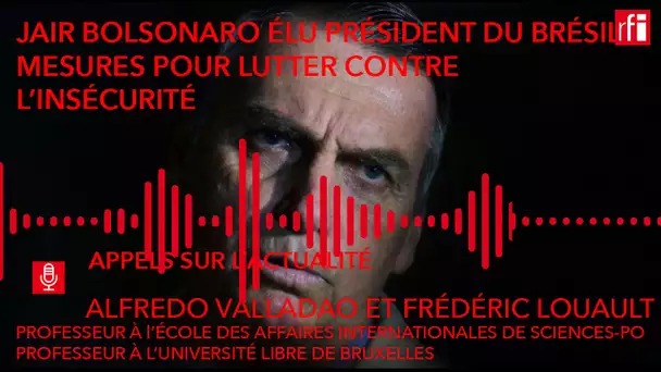 Jair Bolsonaro veut lutter contre l'insécurité au Brésil