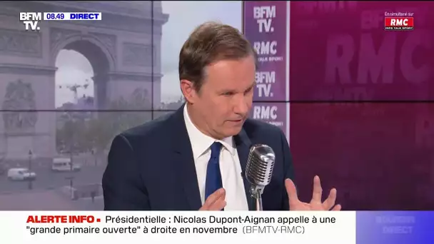 Pourquoi Nicolas Dupont-Aignan n'est-il pas vacciné ? "Je tiens à ma liberté vaccinale"