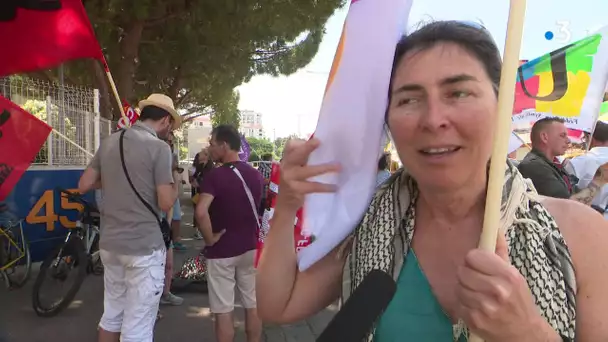 Perpignan : rassemblement des enseignants inquiets pour la rentrée scolaire sur fond de crise covid