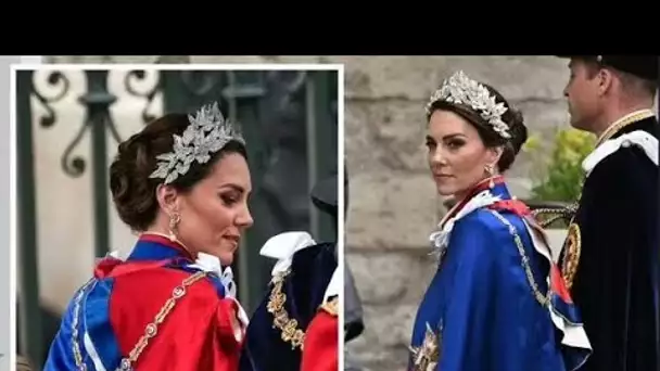 La princesse Kate fascine le jour du couronnement en portant une robe en soie Alexander McQueen