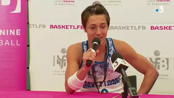 Sacre de Basket-Landes :" je n'ai pas de mots !" réagit Céline Dumerc