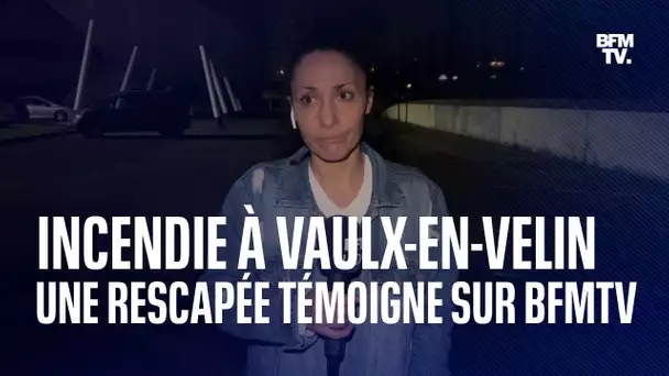 Anissa, rescapée de l'incendie meurtrier à Vaulx-en-Velin, témoigne sur BFMTV