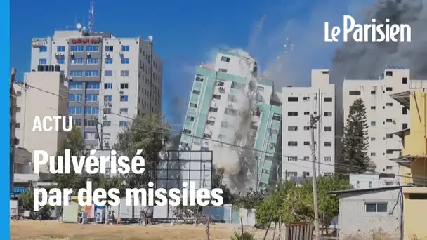 Gaza : un immeuble abritant Al-Jazeera et Associated Press pulvérisé par des missiles israéliens