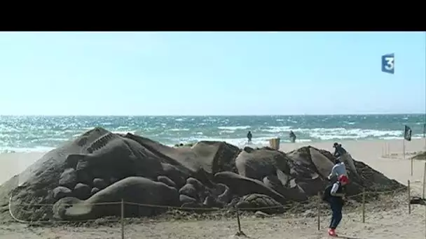 Canet-en-Roussillon : 1er festival Effet Mer de sculptures sur sable