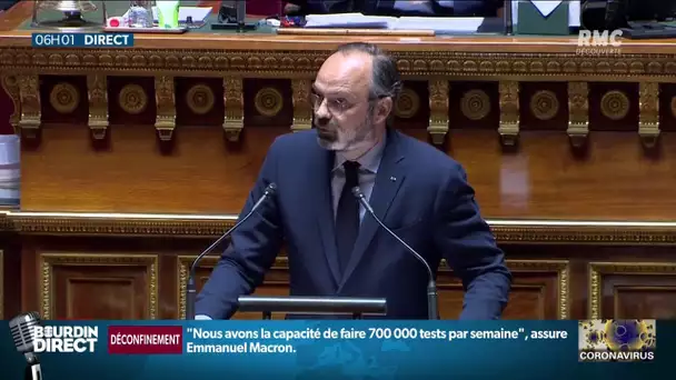 Édouard Philippe a rappelé l'importance du déconfinement devant le Sénat