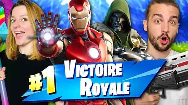 ON FAIT UN TOP 1 INCROYABLE AVEC LE POUVOIR D' IRON MAN (FATALIS VS IRON MAN) ! FORTNITE DUO FR